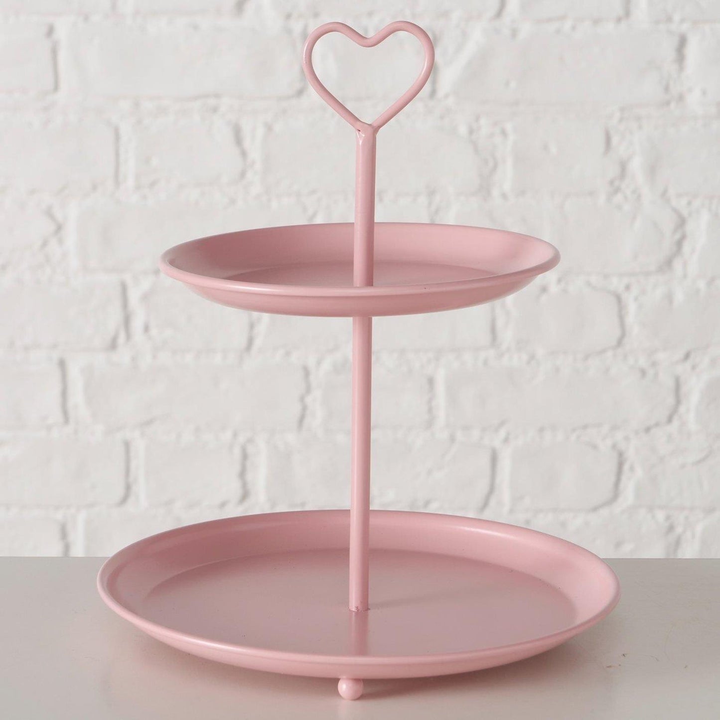 Boltze Home Etagere rosa ø21xh25cm