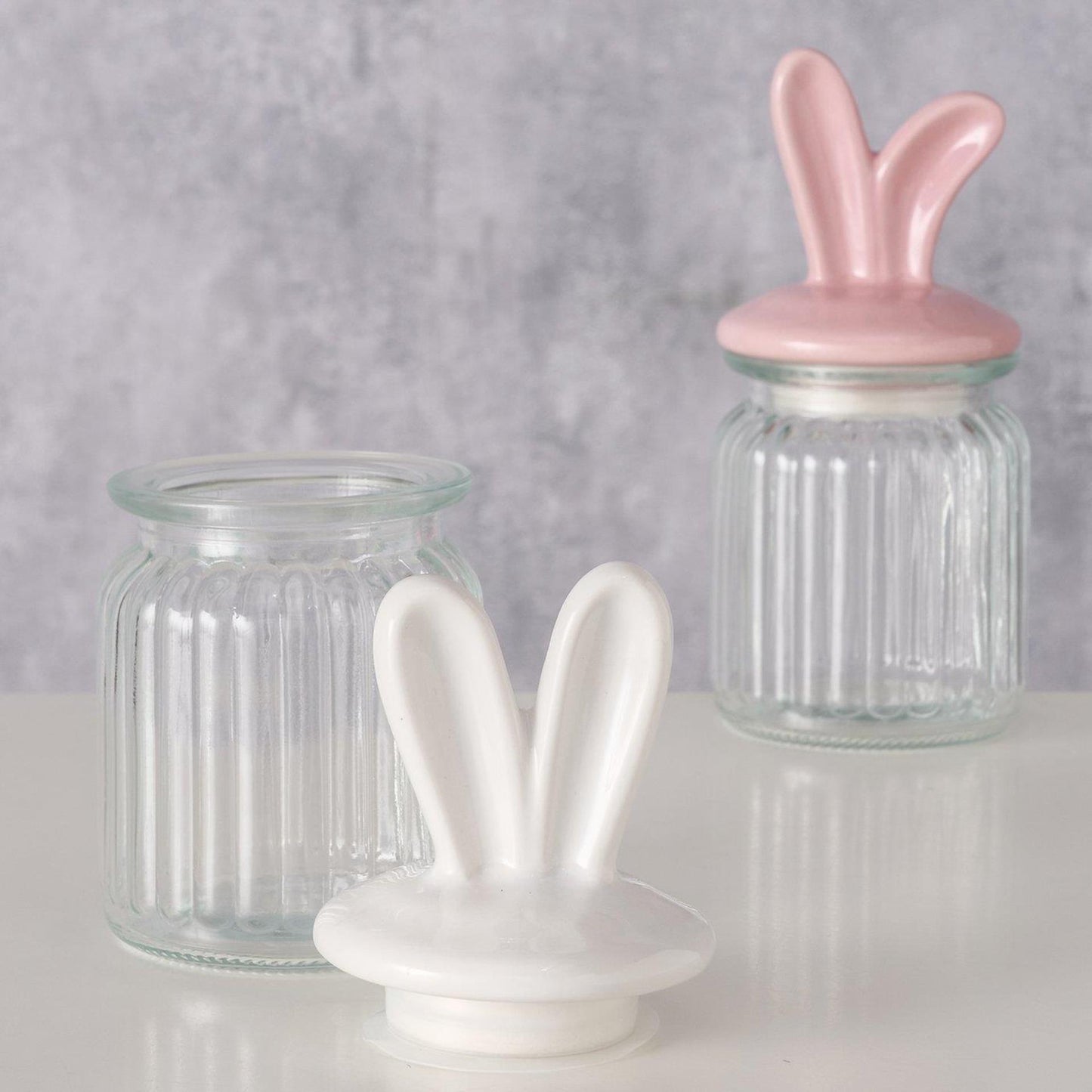 Boltze Home Vorratsglas Hasenohren 260ml