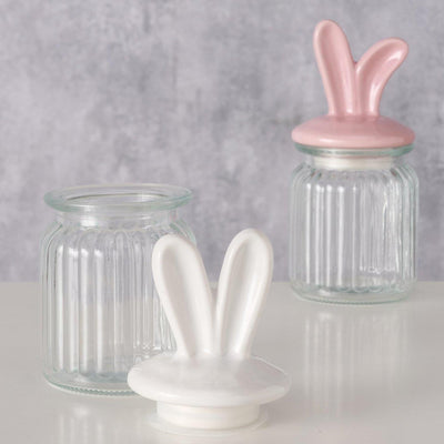 Boltze Home Vorratsglas Hasenohren 260ml