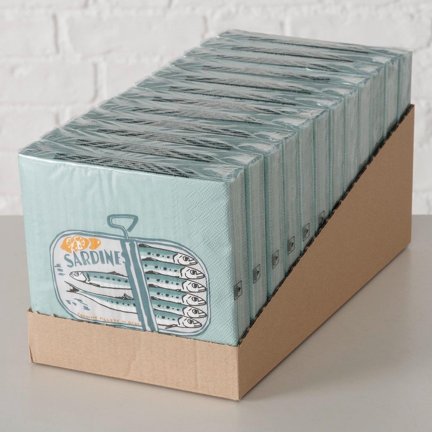 Boltze Home Servietten Sardine 16,5x3cm