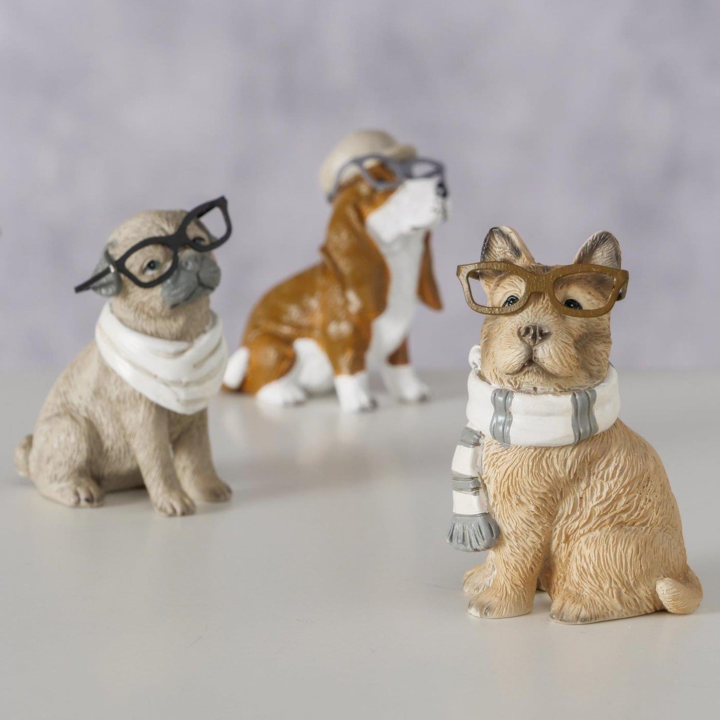 Boltze Startseite Figur Hund 5x3,7x6,5cm