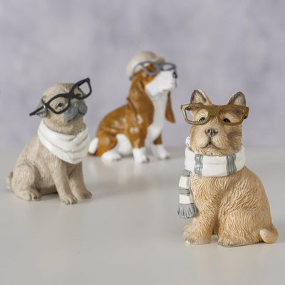 Boltze Startseite Figur Hund 5x3,7x6,5cm