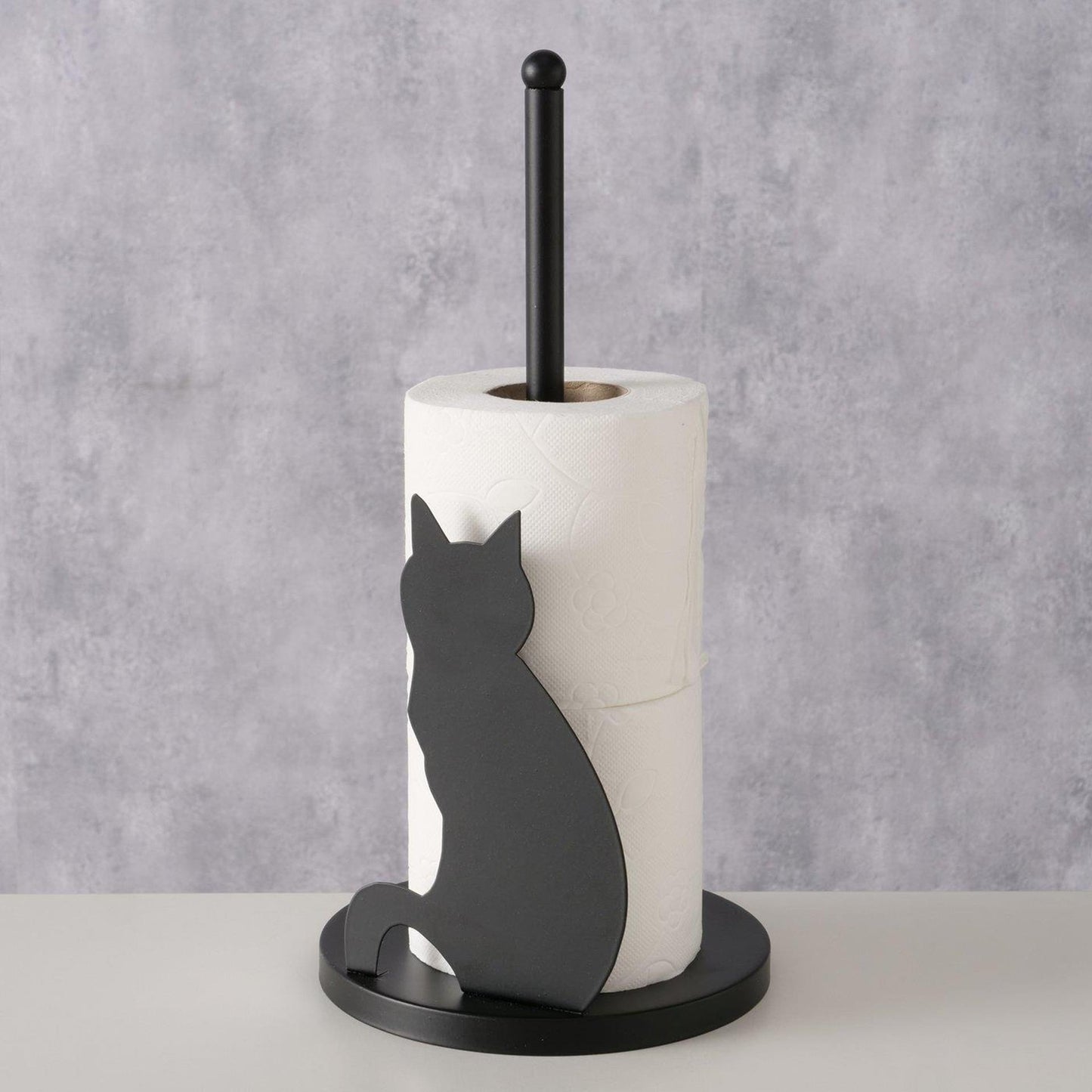 Boltze Home Toilettenpapierhalter Katze 15x31cm