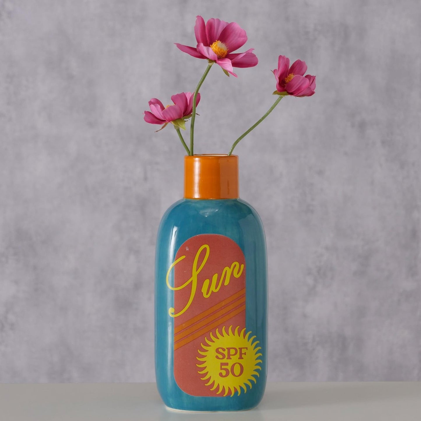 Boltze Home Vase Sonnenschutzflasche ø9xh20cm