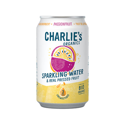 Charlie's Bio-Sprudelwasser Passionsfrucht Bio (12x 33cl)