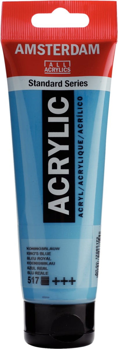 Acrylfarbe der Amsterdam Standard-Serie, Tube 120 ml, Königsblau 517