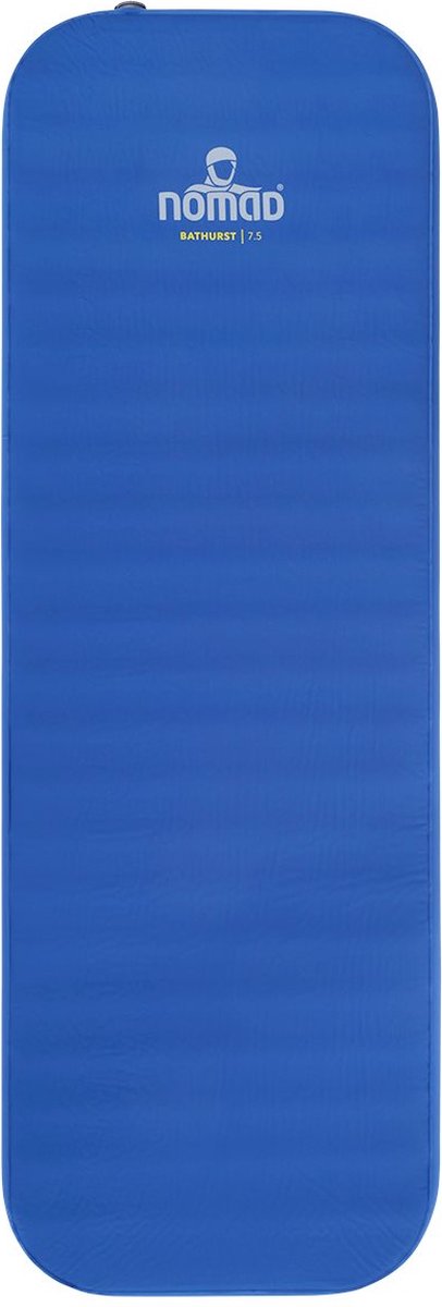 Nomad® Bathurst 7.5 Isomatte selbstaufblasend | 198x68 | 7,5 cm Dicke | blau | leicht | Komfortcamping | inkl. Abdeckung