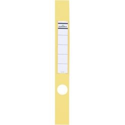 Rückenetiketten langlebig 60 x 390 mm gelb 10 Stück