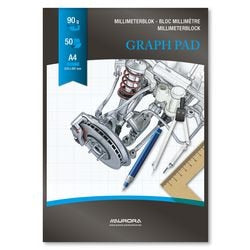 Milliliterpapier Gelro Mid51 80g m2 A4 weiß blau