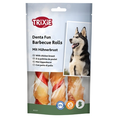 Trixie Denta Fun Barbecue Chicken Kautbrötchen