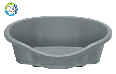 IMac Hundekorb Dido 2. Leben recycelt hellgrau