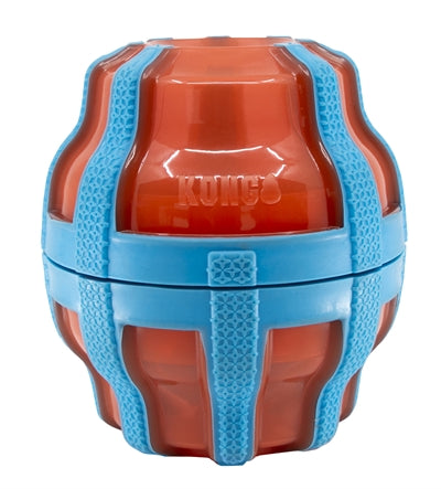 Kong Treat Spinner Feed Snack Spender Orange Blau