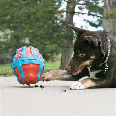 Kong Treat Spinner Feed Snack Spender Orange Blau