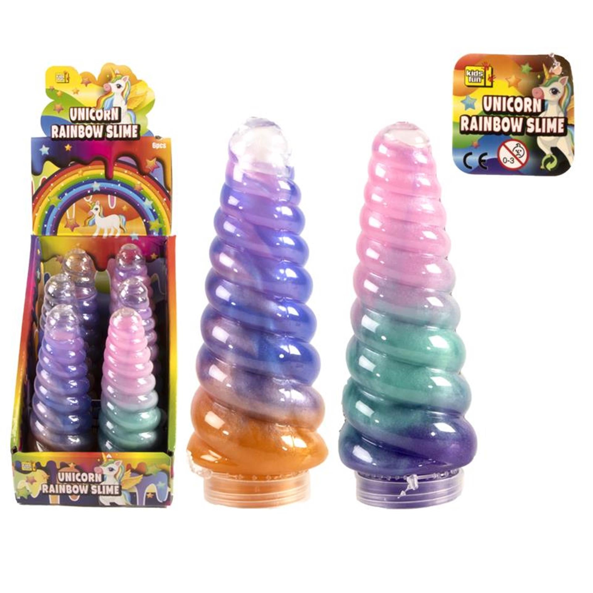 Schleimknete Einhorn Regenbogen 13cm