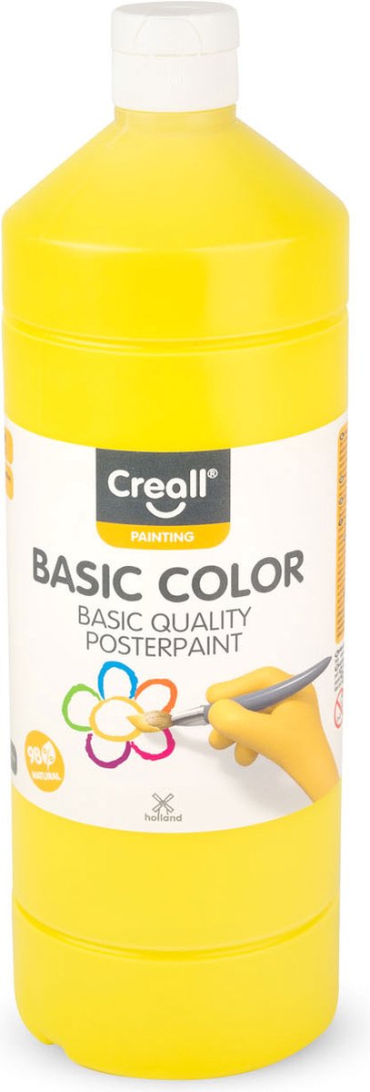 Creall School Farbe gelb, 1 Liter