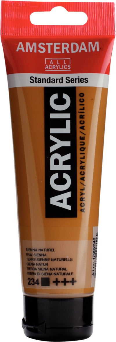 Acrylfarbe der Amsterdam Standard-Serie, Tube 120 ml, Sienna Natur 234