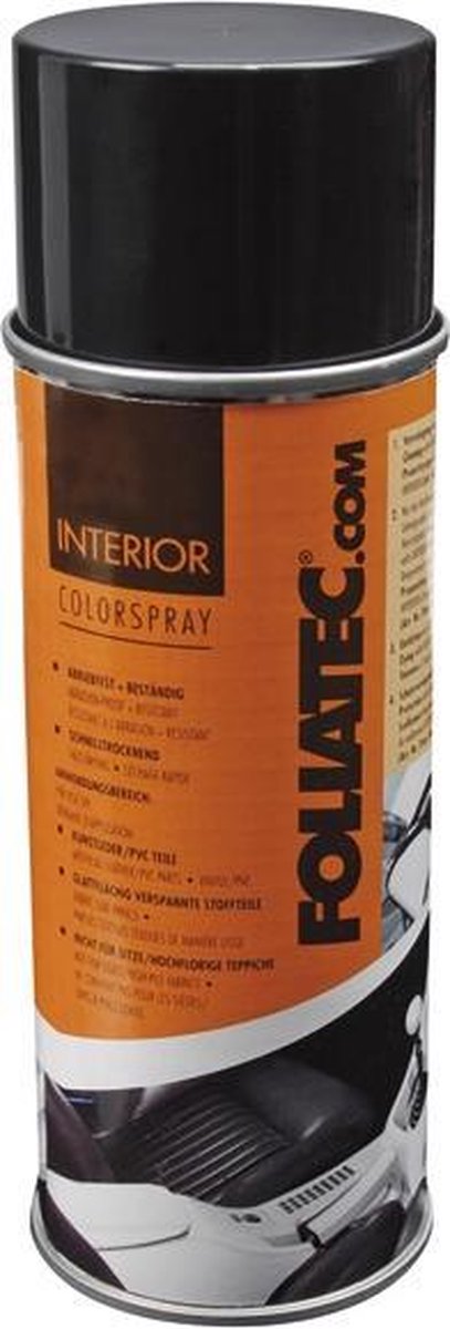 Foliatec Innenfarbspray - Mattschwarz 1x400ml