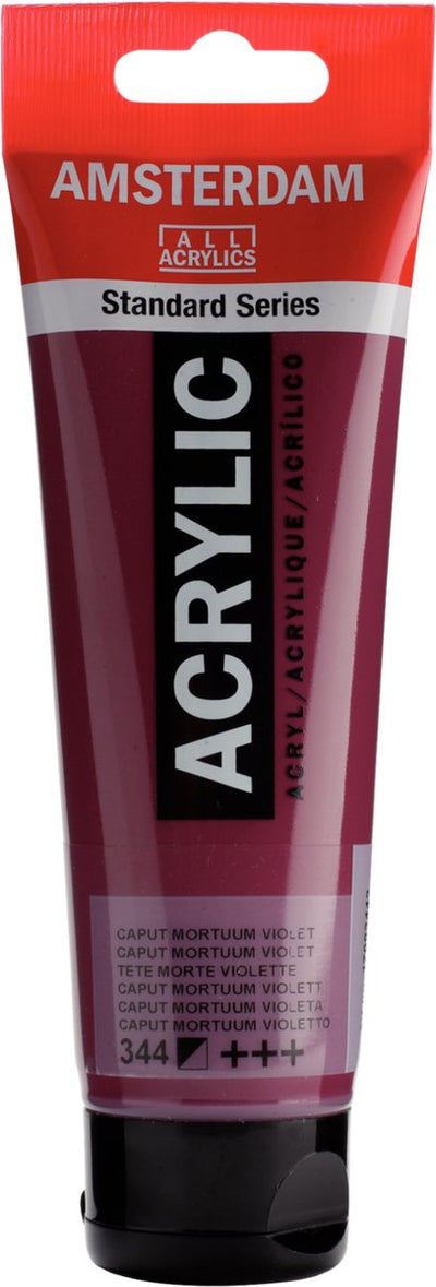Acrylfarbe der Amsterdamer Standardserie, Tube 120 ml, Caput Mortuum Violett 344