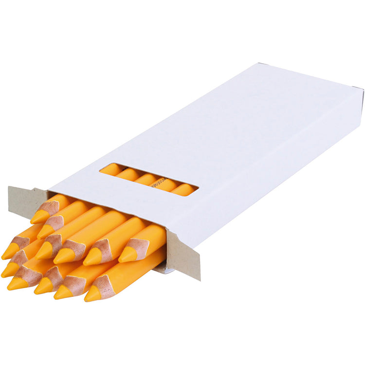 Edu3 Edu Jumbo Buntstift, Stärke 10 mm, Mine 6,25 mm, dunkelgelb, 12 Stück 1 Box