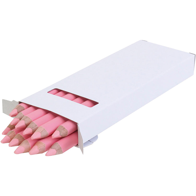 Edu3 Edu Jumbo Buntstift, Stärke 10 mm, Mine 6,25 mm, rosa, 12 Stück 1 Box
