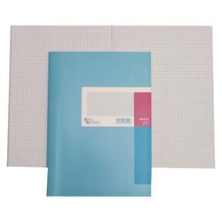 Karton-Arbeitsbuch König Ebhardt A6 hellblau quadratisch 32 Blatt
