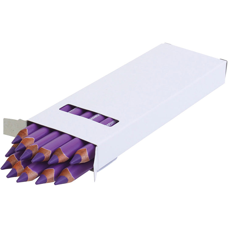 Edu3 Edu Jumbo Buntstift, Stärke 10 mm, Mine 6,25 mm, violett, 12 Stück 1 Box