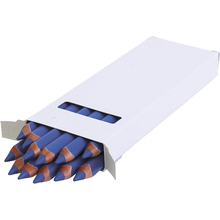 Edu3 Edu Jumbo Buntstift, Stärke 10 mm, Mine 6,25 mm, blau, 12 Stück 1 Box