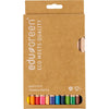 Edu3 ödergrün jumbofarbene Stifte, Dicke 10 mm, Füllung 5 mm, verschiedene Farben, 12 Stück 1 Box