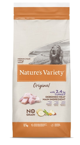 Nature Variety Original für Erwachsene Medium Maxi Truthahn ohne Getreide