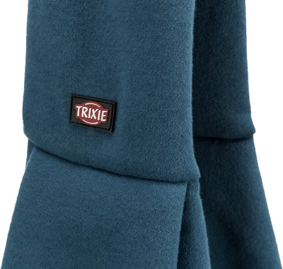 Trixie -Trägertasche Bauchträger Schlinge blau grau