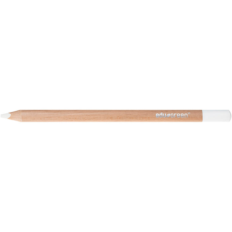 Edu3 ödergrün jumbo farbig stifte, füllt 5 mm, weiß, 10 Stück 1 Box