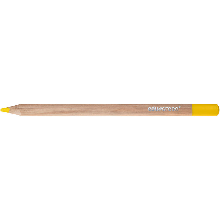 Edu3 ödergrün jumbo farbig stiften, füllt 5 mm, gelb, 10 Stück 1 box