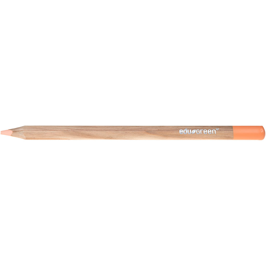 Edu3 ödergrün jumbo farbig stifte, füllt 5 mm, lachs, 10 Stück 1 kasten