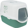 Trixie Cat Box Vico mit Druckgrün weiß