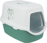 Trixie Cat Box Vico mit Druckgrün weiß - afbeelding 1
