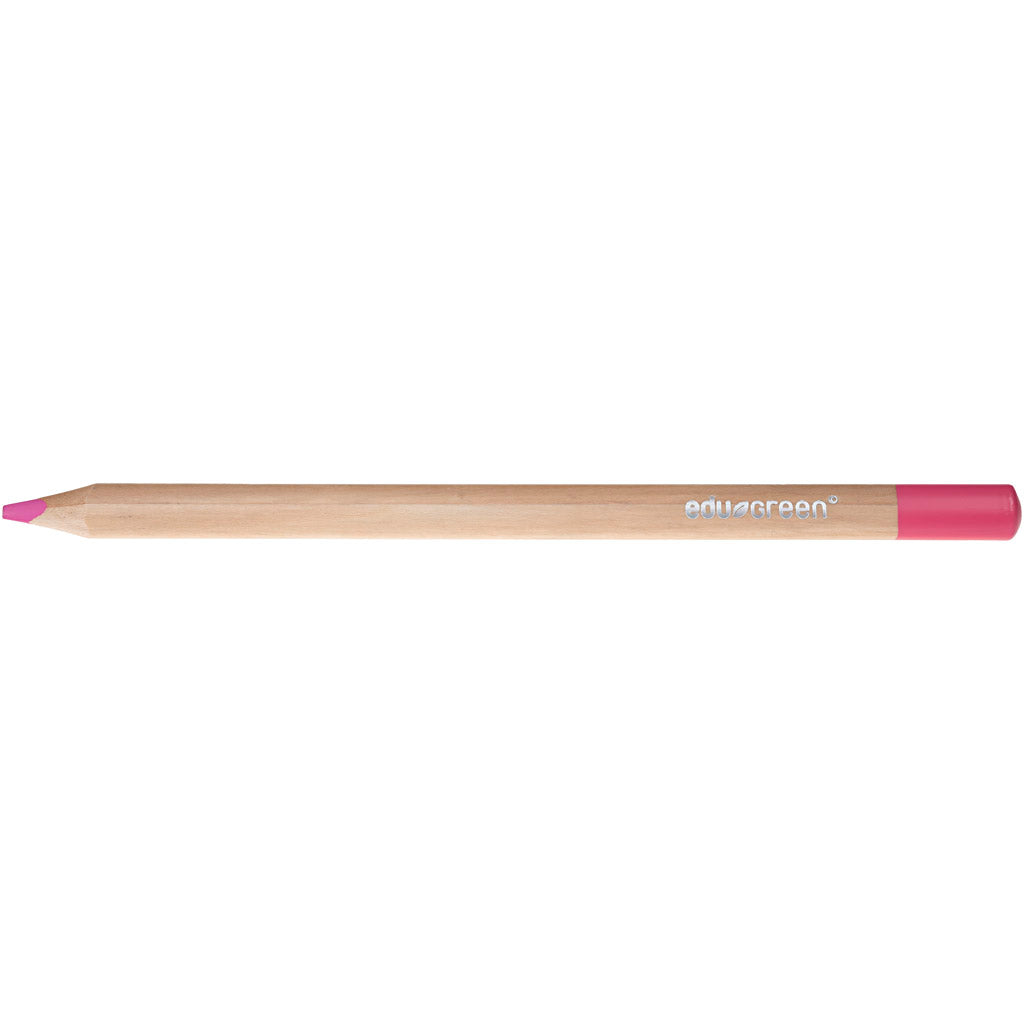 Edu3 ödergrün jumbo farbig stifte, füllt 5 mm, rosa, 10 Stück 1 Box