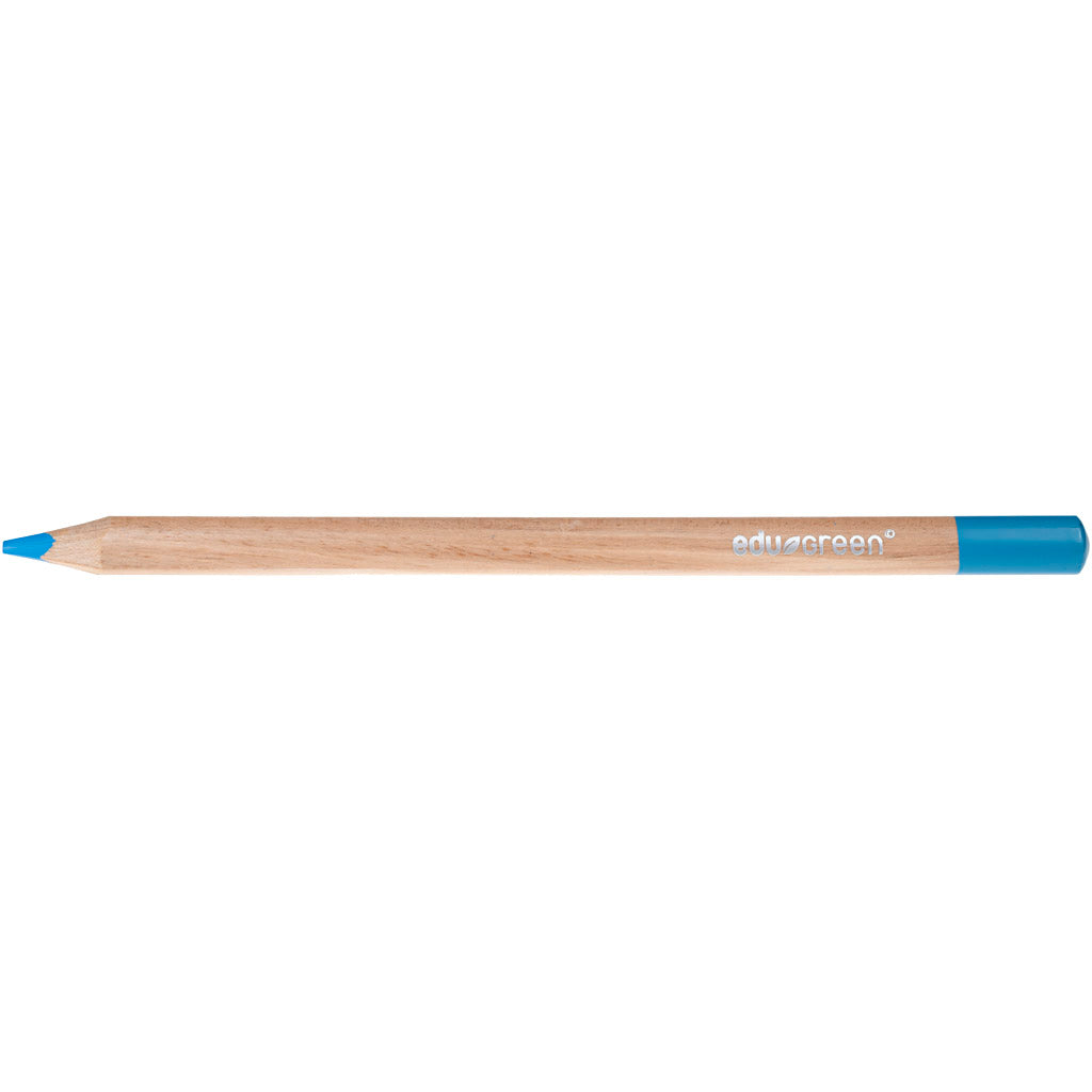 Edu3 ödergrün jumbo farbig stifte, füllt 5 mm, hellblau, 10 Stück 1 Box