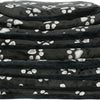 Trixie Dog Kissen Jimmy Oval Schwarz mit Pootprint