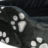 Trixie Hundekorb Jimmy Oval Schwarz mit Beindruck