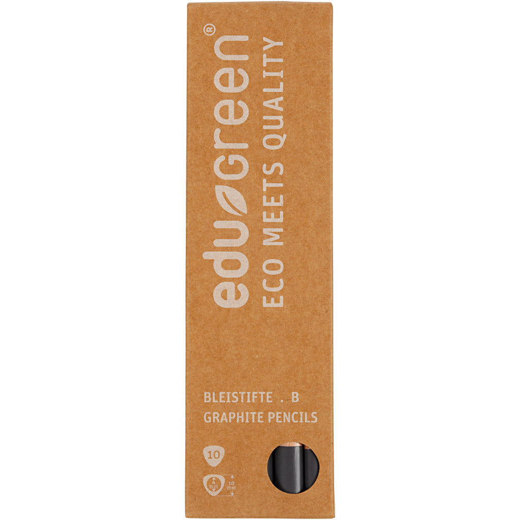 EDU3 EDUGreen Jumbo Stifte, B, 10 Stück 1 Box