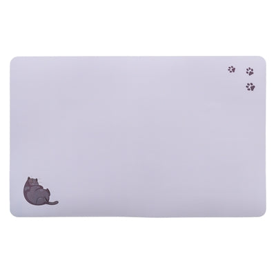 Trixie placemat dicke Katze grau