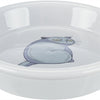 Trixie Food Bowl Wasserschale wütend Katze grau