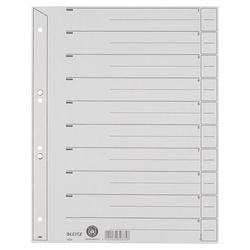 Tabs Leitz grauer Kraftkarton A4 100 Stück