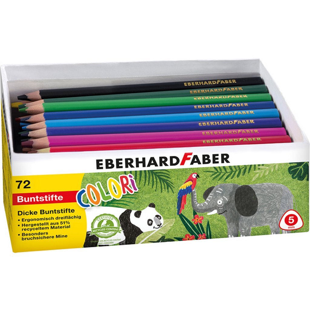 Eberhard Faber EF-511471 Jumbo Ergonomic Farmed Bleistifte 72 Stücke