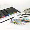 Eberhard Faber Eberhard Faber EF-516012 Aquarel Bleistiftkarton mit 12 Teilen mit Pinsel
