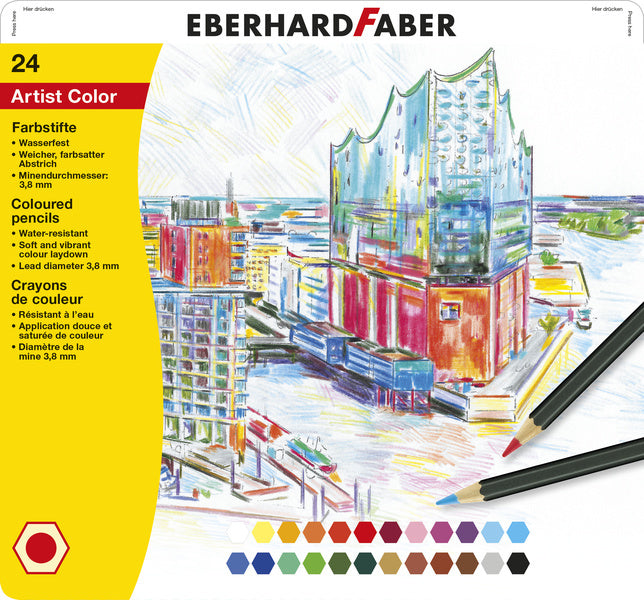 Eberhard Faber Eberhard Faber EF-516124 Colplants Metall Metui A 24 Stücke