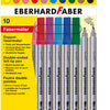 Eberhard Faber Eberhard Faber EF-550010 Filzstifte Duo 0,8+1-3 mm Assorti Hülle von 10 Teilen