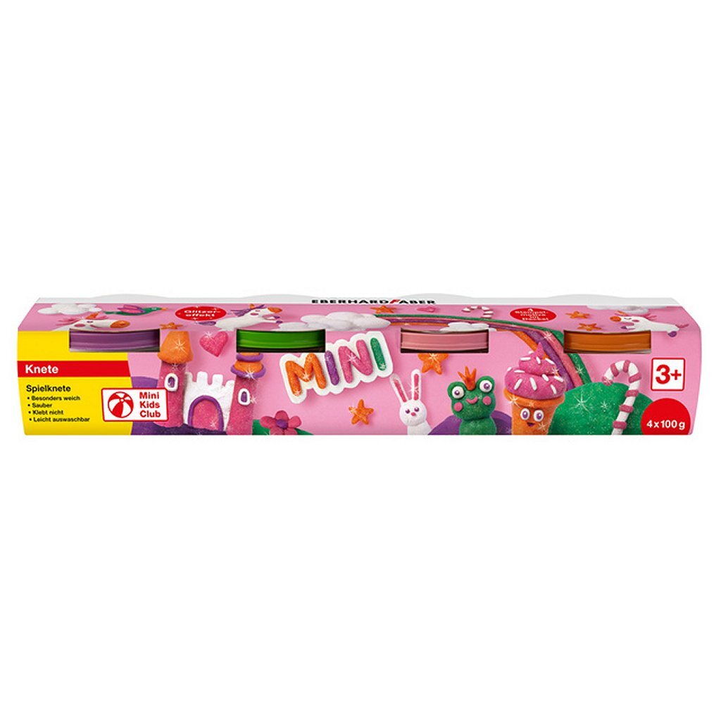 Eberhard Faber Eberhard Faber EF-572511 Kinderserklei Glitter 4 Gläser