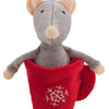 Rosenholzmaus in Tee Tasse Plüsch