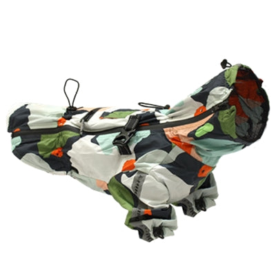 Croci Regenmantel Wandern harlequin grün grau orange weiß